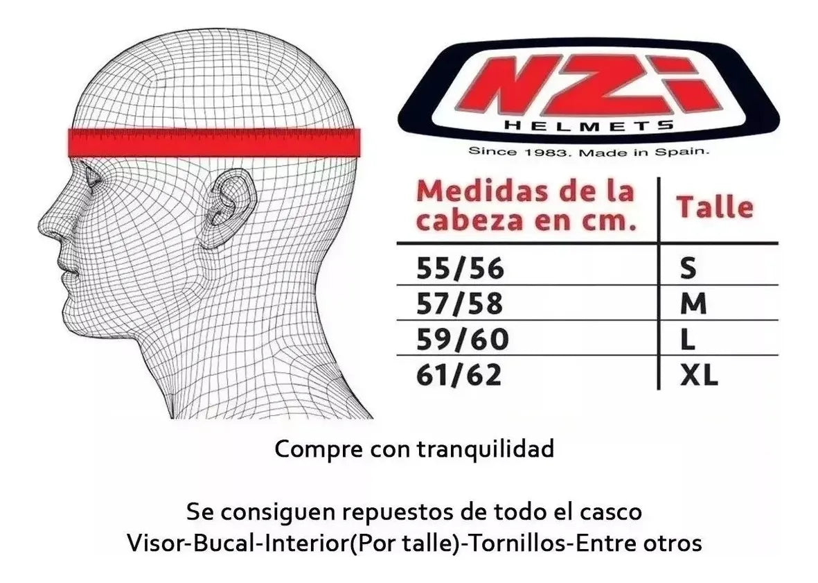 Casco Integral NZI EURUS 4 SUPERDEPORTIVO