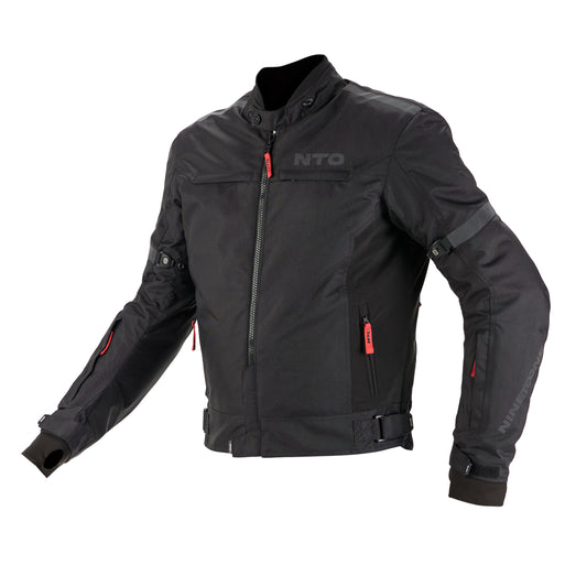 Campera cordura con protecciones NTO City Evo Hombre Negra