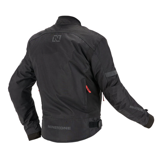 Campera cordura con protecciones NTO City Evo Hombre Negra