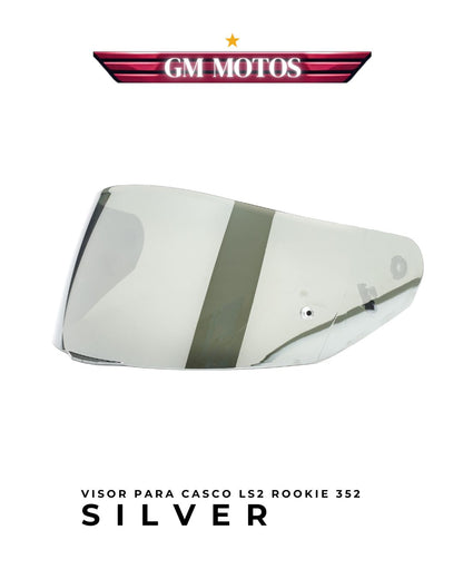 VISOR PLATEADO IRUDUM SILVER LS2 PARA ROOKIE FF352