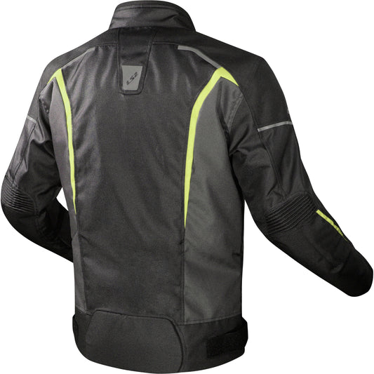 Campera Cordura LS2 Sepang Negro / Amarillo